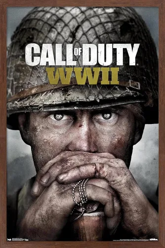 Miniatura 15 de Trends International Call of Duty: WWII - Póster de pared Key Art, 22.375 x 34 pulgadas, versión premium sin marco