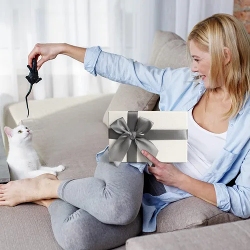 Miniatura 7 de UAREHIBY Regalos para Mamá de Gatos para Mujeres, Vaso Térmico para Vino de 20 OZ Regalo para Amantes de los Gatos, Regalo de Loca de los Gatos