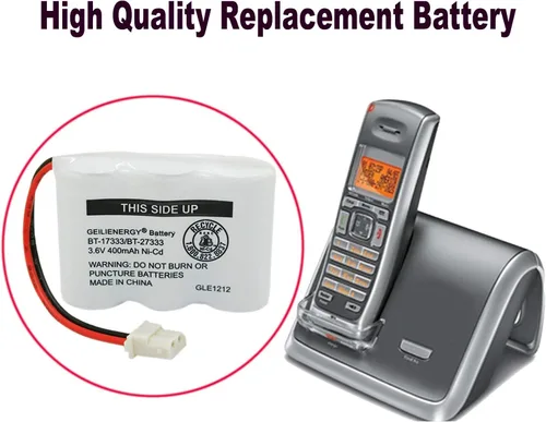 Miniatura 7 de BT-17333 BT-27333 - Batería recargable para teléfono celular 2/3AA 3.6V NI-CD, batería inalámbrica compatible con Vtech BT17333 BT27333 BT-17233