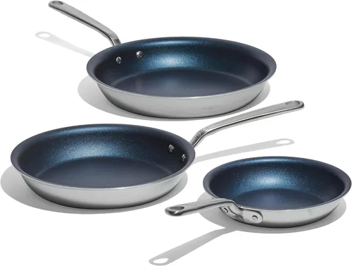 Miniatura 10 de Made In Cookware - Juego de sartenes antiadherentes ProCoat de 3 piezas (incluye 8", 10", 12") - Acero inoxidable revestido de 5 capas - Utensilios