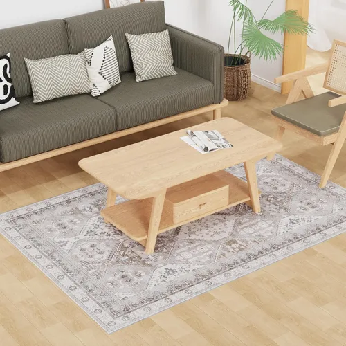 Miniatura 22 de Tapete de plástico transparente para debajo de la mesa de comedor, 4 pies, redondo, antideslizante, impermeable, alfombra de vinilo para el hogar