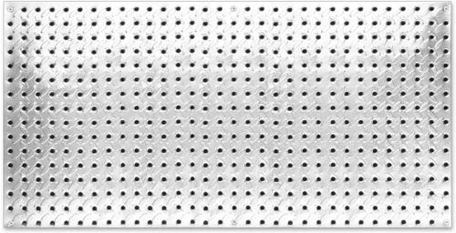 Miniatura 8 de Knape & Vogt 0204-1616 - Tablero de clavijas, 16 pulgadas de ancho x 16 pulgadas de alto, acabado de roble, perfecto para organizar herramientas