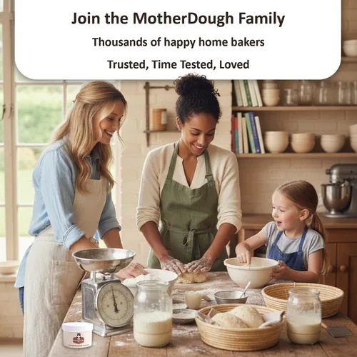 Miniatura 8 de Motherdough Co. - Iniciador de masa madre - Cultivo iniciador de masa agria antigua y madura viva, fresca y activa, el mejor iniciador de pan