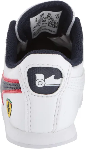 Miniatura 3 de PUMA Scuderia Ferrari Roma - Tenis deportivos para bebé, color blanco Puma, talla 9 de EE. UU