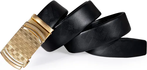 Miniatura 5 de Dubulle Men's Belt Ratchet Buckle Business Replaceable Only 1 38 Slide Buckle 35mm Party Business Gift