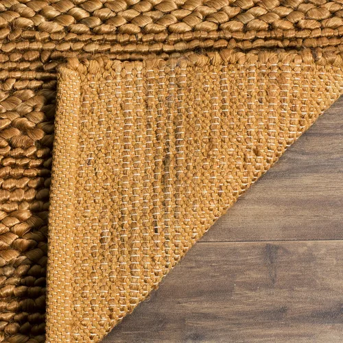 Miniatura 42 de SAFAVIEH Natural Fiber Collection - Alfombra decorativa de 2 x 3 pies, color lejía, yute hecho a mano, diseño trenzado tejido, ideal para entrada
