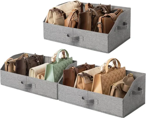 Miniatura 12 de GRANNY SAYS Contenedores de almacenamiento para armario, organizadores de ropa y contenedores de almacenamiento, cajas de almacenamiento Gris Oscuro