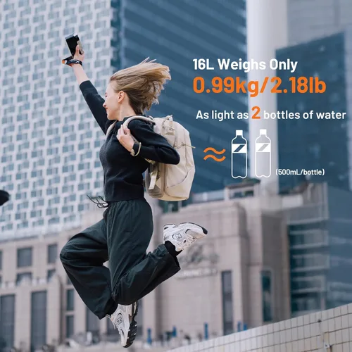 Miniatura 3 de PGYTECH OneGo Lite - Mochila para cámara de 16L resistente al agua, DSLR/sin espejo, para Sony/Canon/Fujifilm, mochila para dron, soporte