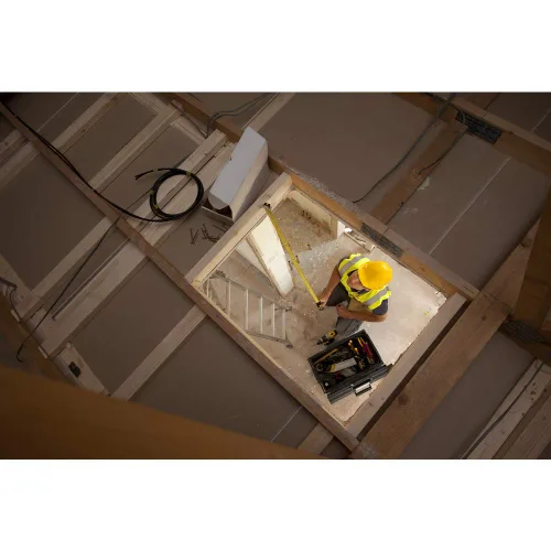 Miniatura 7 de STANLEY STA033671 FATMAX Cinta autobloqueada, 16.4 ft solo métrico, amarillo/negro