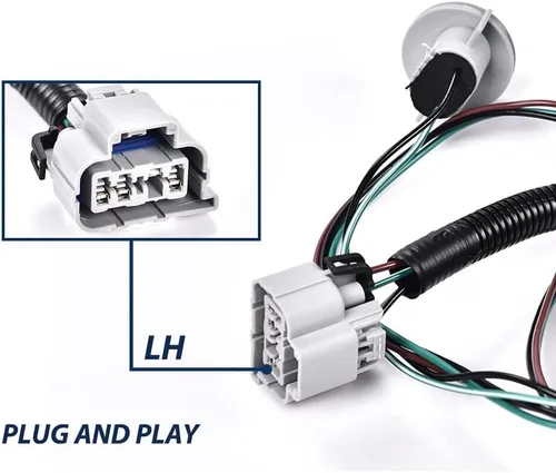 Miniatura 2 de Señal de giro, luz de freno, luz de respaldo y lámpara de halogéno con arnés de cableado y enchufes para Chevrolet Silverado 1500 2500 HD 3500