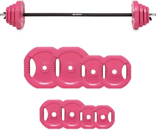 Miniatura 10 de RitFit Adjustable Barbell Weight Set for Weightlifting and Strength Training in Home&Gym