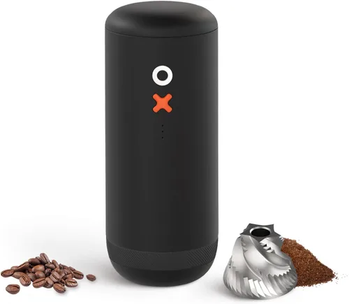 Miniatura 13 de Nuttii Molinillo de Café de Rebabas – Eléctrico, Portátil, Pequeño, Silencioso, Mini Molinillo de Granos de Café Cónico Ajustable, 20 Verde oliva