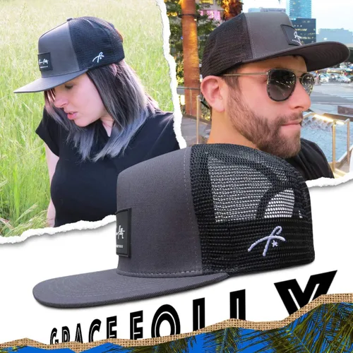 Miniatura 66 de Grace Folly - Gorra trucker unisex gorra de malla con cierre trasero