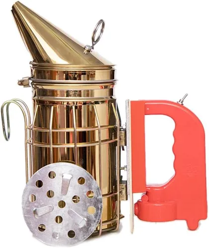 Miniatura 4 de Ahumador eléctrico de la colmena de la abeja del acero inoxidable de la versión con el escudo térmico, apicultor dedicó el equipo de la apicultura