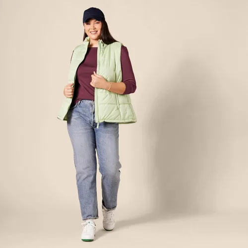 Miniatura 8 de Tienda Essentials Camiseta de manga 34 con cuello barco para mujer