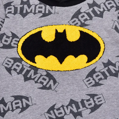 Miniatura 3 de DC Comics Batman Boys Hoodie for Toddler and Little Kids BlackGrey