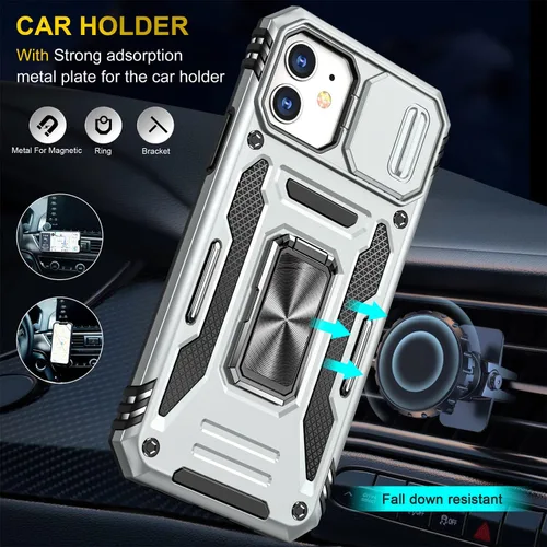 Miniatura 57 de Funda para iPhone 13 Pro con funda para cámara, con soporte de anillo para soporte, con función de montaje magnético para automóvil, para iPhone 13