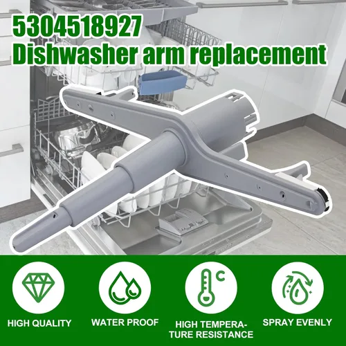 Miniatura 5 de 154567702 Conjunto de brazo rociador para lavavajillas Kenmore Electrolux Brazo inferior inferior de pulverización 5304507175, 154567701 AP6810011