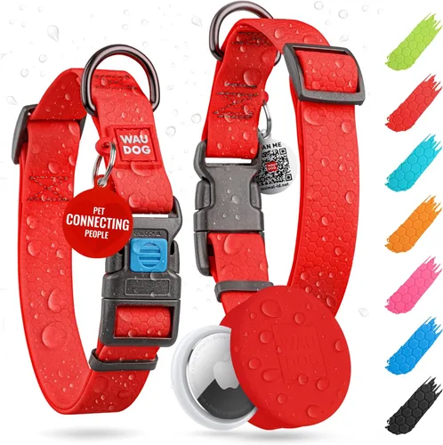Miniatura 13 de WAUDOG Collar de Perro Impermeable - Collar de Perro Ajustable para Perros Grandes, Pequeños y Medianos - Collar de Perro Desmontable Impermeable