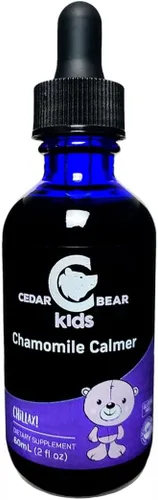Miniatura 4 de Calmante Manzanilla para niños, diseño de oso de hierbas líquido Suplemento por de cedro naturales, Marrón, 1