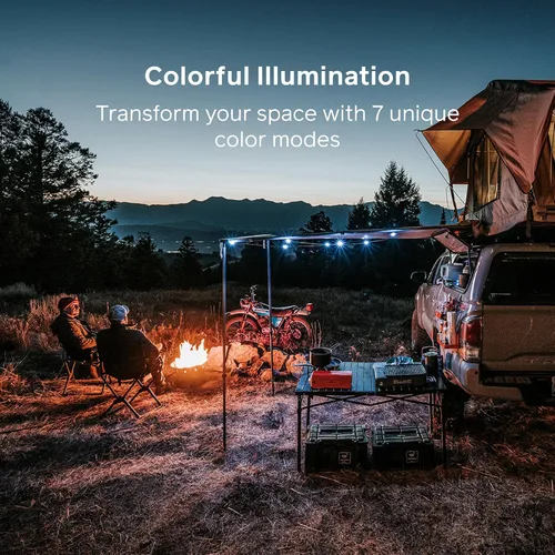 Miniatura 3 de BioLite Cadena Solar Recargable, Luces de Cadena Solares para Acampar, Patio y Viajes, 44 Pies, Color Blanco