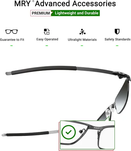 Miniatura 3 de Mryok Reemplazo Earsocks Nosepiece para gafas Oakley Tincup - Opciones