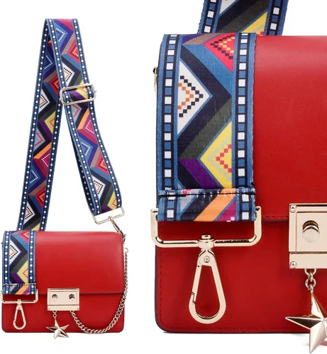 Miniatura 502 de ZOOEASS - Correa de repuesto para cartera, para colgar en el hombro o para cruzar, ancha y ajustable, de lona