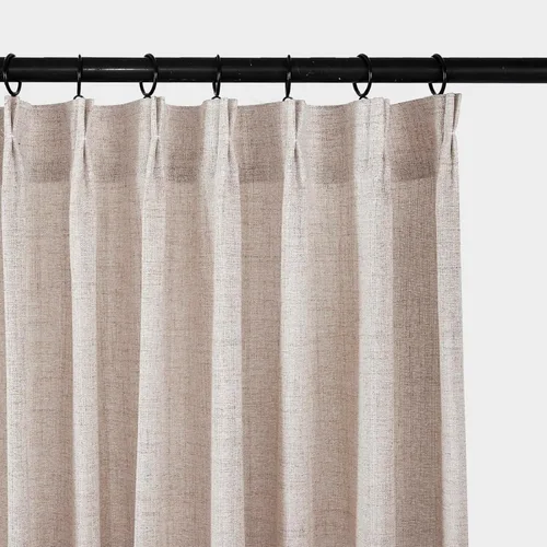 Miniatura 9 de Cortinas semitraslúcidas de lino neutro de 84 pulgadas de largo, cortinas y cortinas de lino beige crema que filtran la luz, tratamientos modernos
