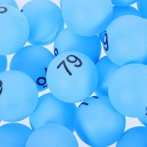 Miniatura 3 de jojofuny Pelotas de bingo profesionales, 100 unidades, bolas numeradas, rifa, tenis de mesa para decoración de juegos de fiesta, 1-100, tenis