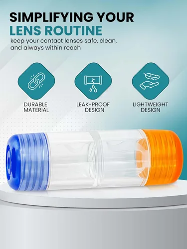 Miniatura 2 de Sports World Vision - Fundas para lentes de contacto de primera calidad para lentes rígidas/RGP, 2
