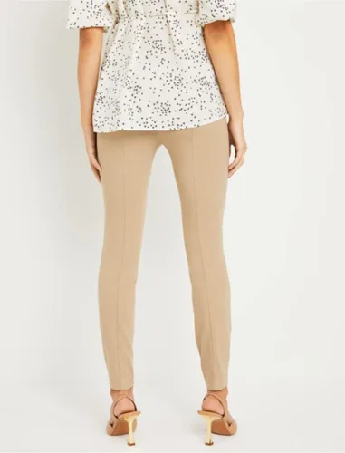 Miniatura 3 de Motherhood Maternity - Pantalones de maternidad para mujer angostos en el tobillo súper elásticos