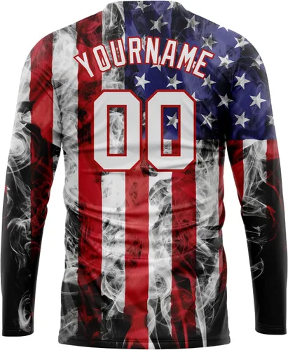 Miniatura 81 de Camisetas de manga larga para hombre, diseño de hip hop, estampado gráfico, informal, manga larga, graffiti, teñido anudado, camiseta