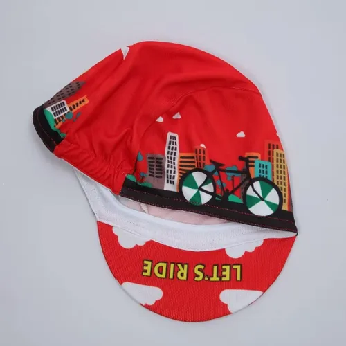 Miniatura 5 de Bikingbros Divertida gorra de ciclismo Calavera de poliéster Casco de ciclismo Forro de casco de ciclismo transpirable y absorción de sudor