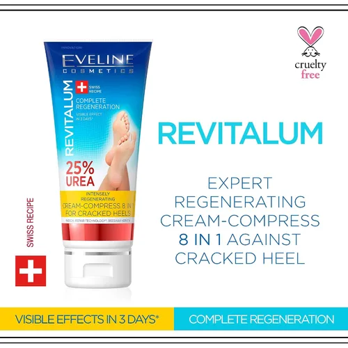 Miniatura 2 de Eveline Revitalum Crema para Pies Regeneradora 8 En 1 Urea 25% 3.5oz