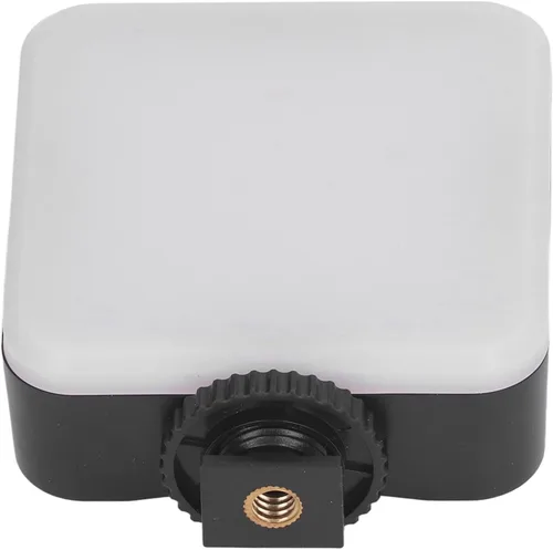 Miniatura 9 de VBESTLIFE Luz de relleno LED con orificio de tornillo de 1/4 pulgadas, luz de relleno de cámara portátil, luces LED de fotografía en cámara