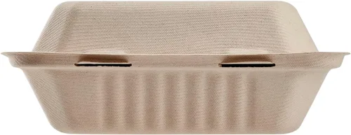 Miniatura 8 de KARAT EARTH Clamshell - Contenedores Take Out de comida para llevar [8"x8", 200 ct] - Contenedores compostables para llevar, bagazo biodegradable