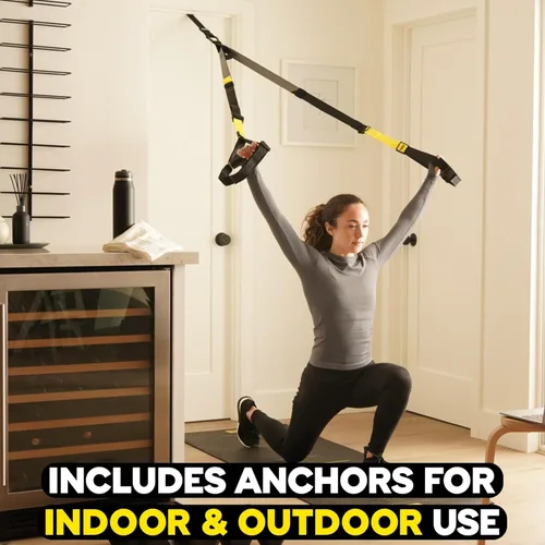 Miniatura 7 de TRX Training - Pro 3 kit de entrenamiento de suspensión, componentes de grado comercial con tres tipos de soluciones de anclaje