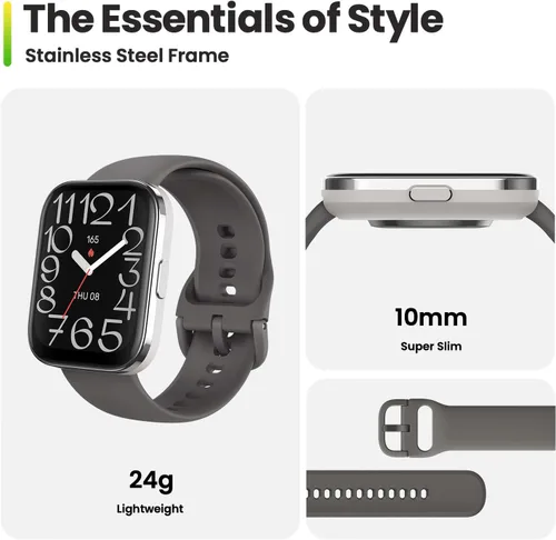 Miniatura 7 de Amazfit Bip 5 Core - Reloj inteligente para hombres y mujeres de 46mm, duración de la batería de 11 días, rastreador de actividad física con más