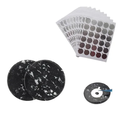 Miniatura 8 de Extensión de pestañas Jade Stone Round Injted Lash Adhesivo Palet Pegamento Palet para Mujeres Rosa (1 piezas)