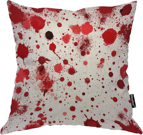 Miniatura 19 de Moslion Funda de almohada decorativa de perezoso con auriculares, funda de almohada cuadrada de lino y algodón de 18 x 18 pulgadas para sofá cama