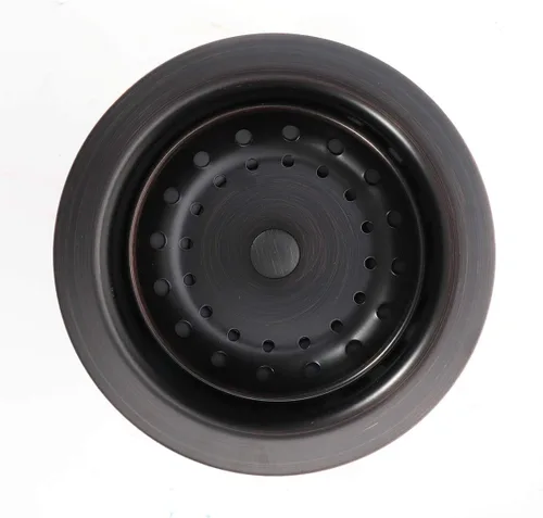 Miniatura 2 de KONE - Conjunto de drenaje para fregadero de cocina de 3-1/2 pulgadas con colador de cesta/tapón, todo en acero inoxidable resistente y bronce
