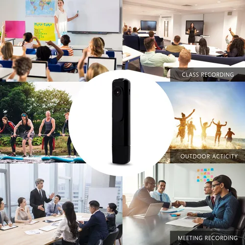 Miniatura 2 de Cámara oculta Mini cámara corporal HD 1080P portátil Cop Pocket Cam con grabadora de video, cámara de niñera para seguridad en el hogar, no necesita