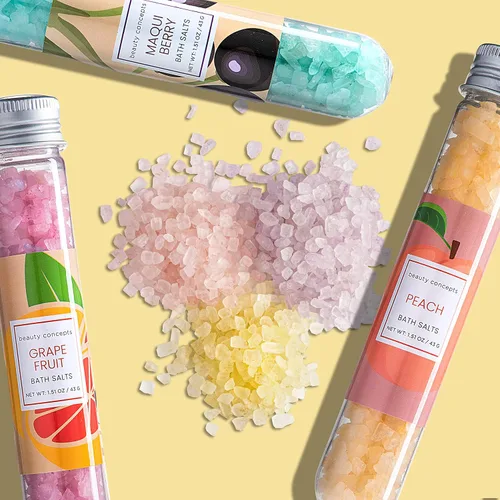 Miniatura 3 de B.C. Beauty Concepts Sales de baño de aromaterapia - Sales de Epsom para remojar, set de baño relajante y spa, perfumadas en almendra de vainilla