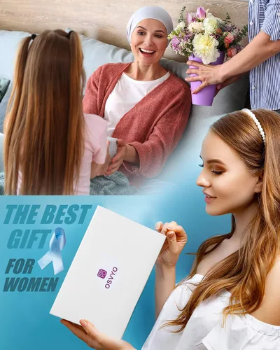 Miniatura 2 de osvyo Gorro turbante de quimioterapia para mujer, gorro de cáncer para pérdida de cabello, embalaje sellado