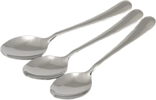Miniatura 6 de Chef Craft Juego de cucharillas de alta resistencia, 6 pulgadas de largo, juego de 3 piezas, acero inoxidable