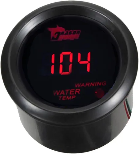 Miniatura 14 de ESUPPORT Medidor digital de turbo boost para coche de 2" (52mm) con luz LED roja PSI
