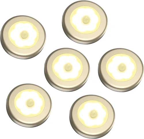 Miniatura 11 de AMIR Luz con Sensor de Movimiento Mejorada de 3.15" para Interiores, Inalámbrica con Batería, Luces LED Nocturnas Adhesivas para Armario, Escalera
