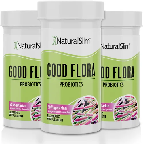 Miniatura 9 de NaturalSlim Good Flora - Probióticos para la salud digestiva, flora intestinal y apoyo inmunológico con probiótico Lactobacillus Acidophilus 7