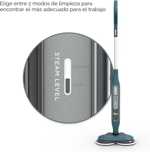Miniatura 8 de Shark Steam & Scrub - Trapeador de vapor todo en uno para fregar y desinfectar suelos duros, 2 modos de vapor, 2 almohadillas suaves de agarre