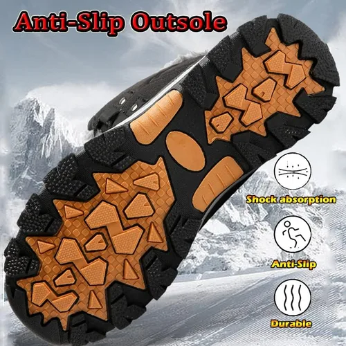 Miniatura 3 de Botas de nieve para mujer, botas de invierno para mujer, botas de nieve con forro de piel para mujer, botas de invierno antideslizantes para mujer